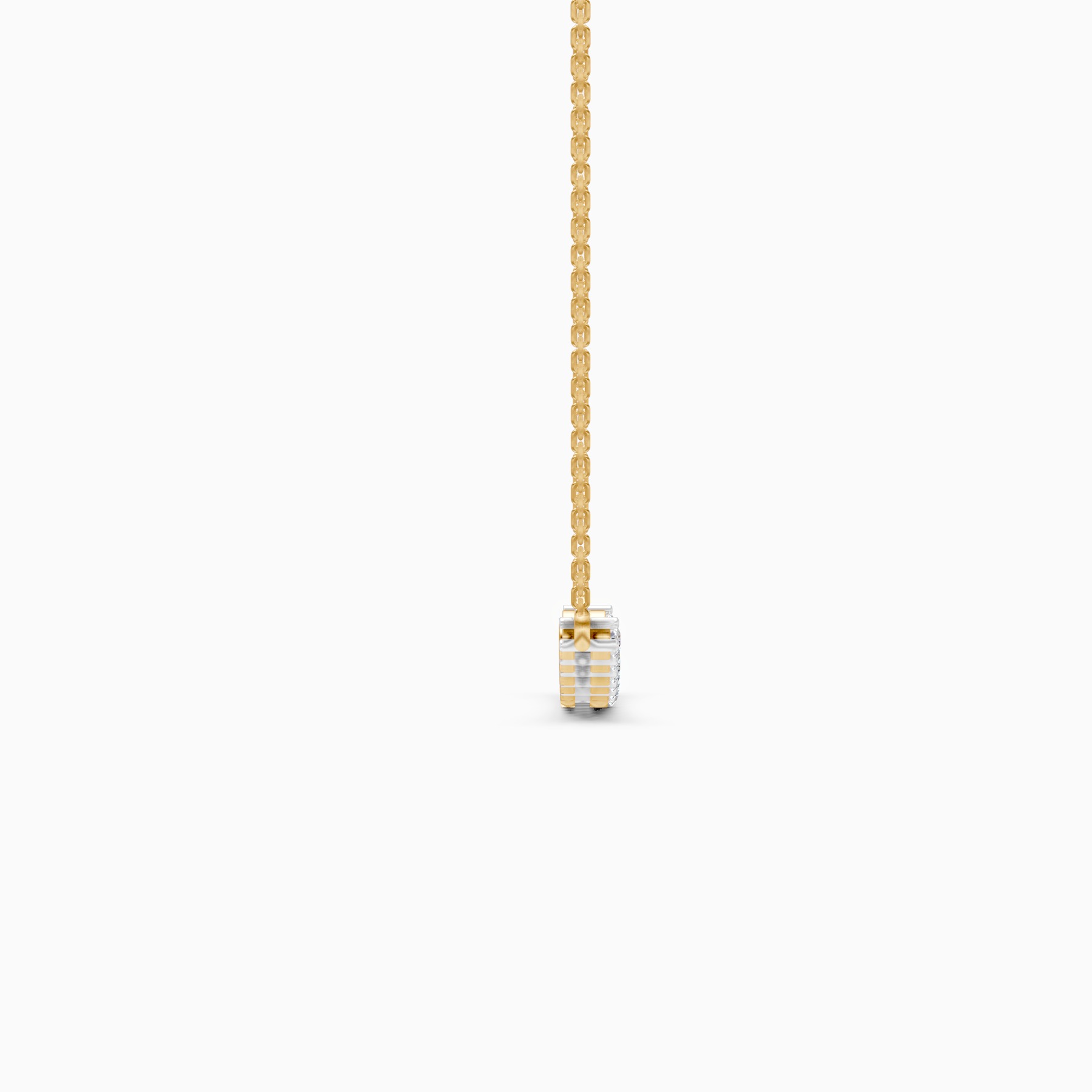 Dainty Lab Grown Diamond Bar Necklace